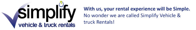 Simplify Vehicle & 
truck Rentals!